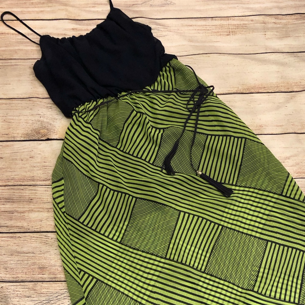 Green & Navy Maxi